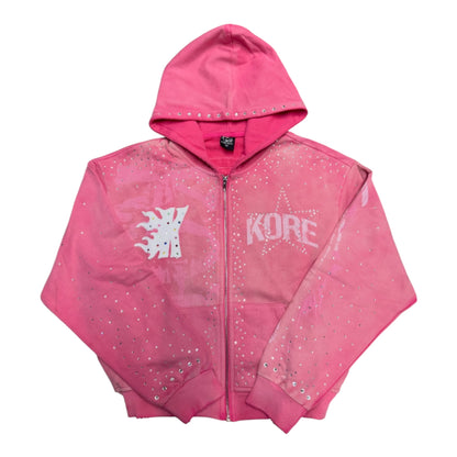Pink Rhinestone Sweatsuit
