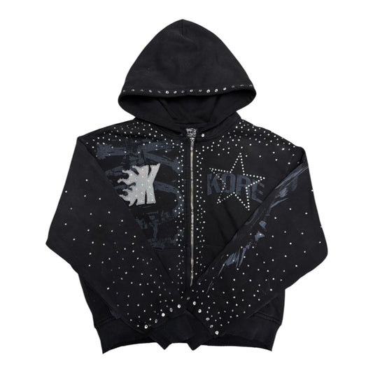 Black Rhinestone Sweatsuit